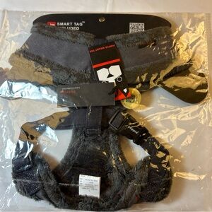 Puppia Terry Dog Harness Over-The-Head Winter Suede Warm Size L